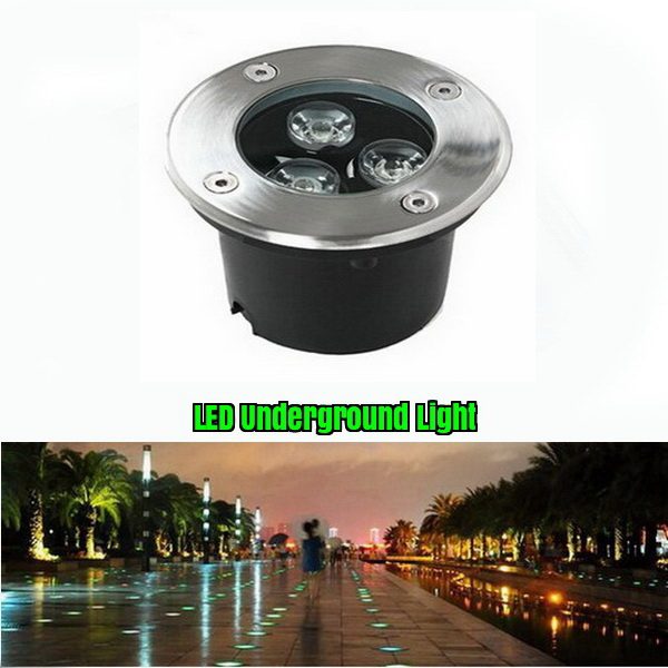 โคมไฟฝังพื้น โคมไฟส่องต้นไม้ LED Underground 3W (WarmWhite) - Image 3