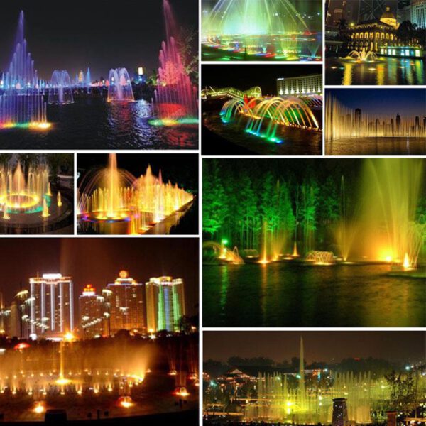 โคมไฟใต้น้ำ ไฟน้ำพุแบบขาตั้งปรับองศาได้ 3W - Image 4