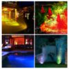 โคมไฟใต้น้ำเปลี่ยนสี LED ไฟน้ำพุแบบขาตั้งปรับองศาได้ 6W RGB - Image 5